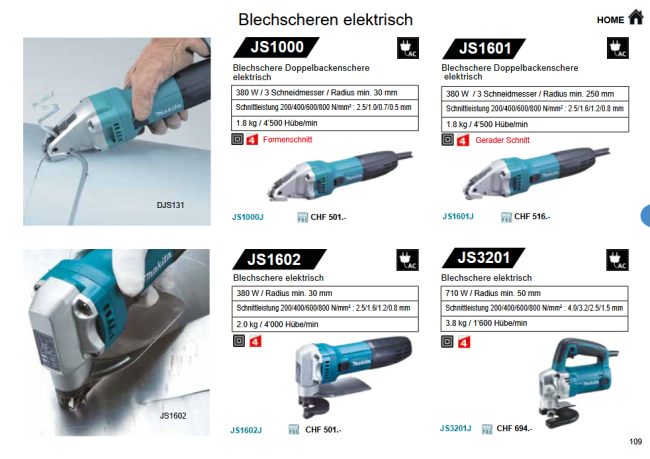 Preview: 31. Makita Blechscheren